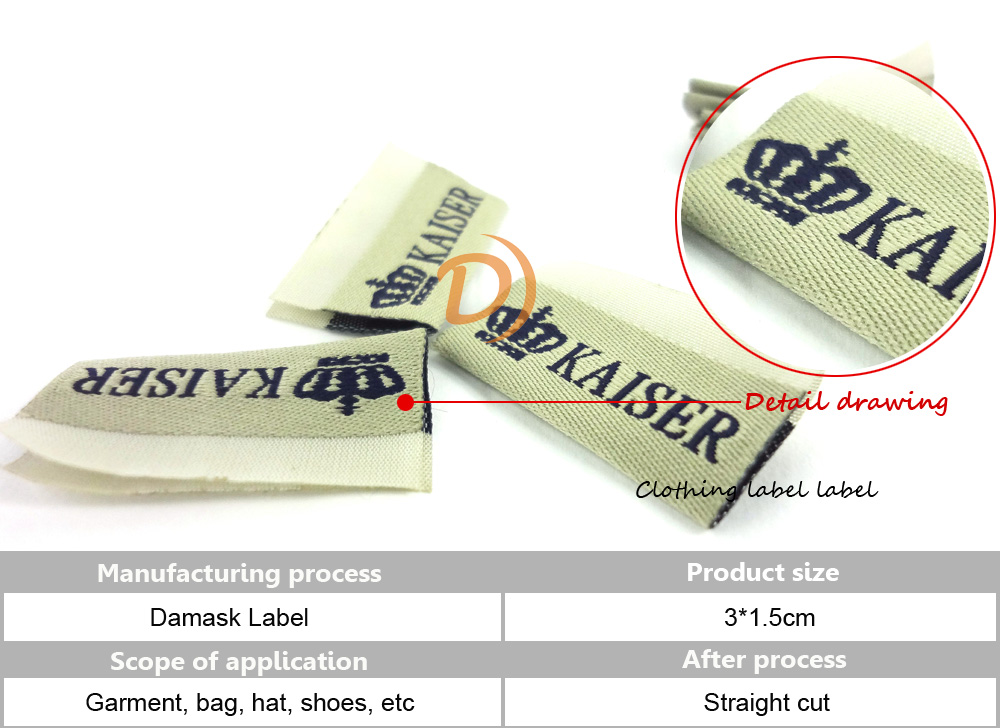 泳裝和沙灘裝的高密度定制織嘜